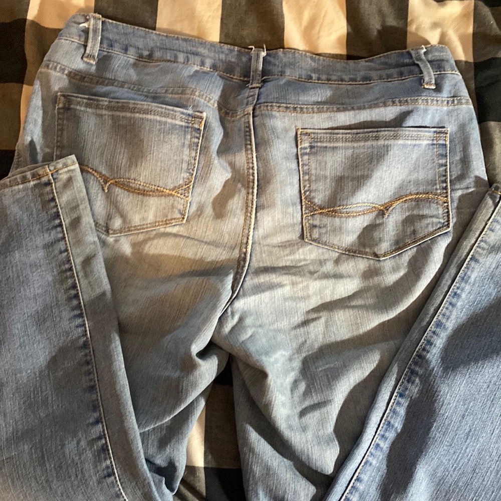 Faded glory light blue jeans